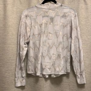 ZARA Trafaluc Backless Blouse